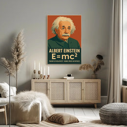 Albert Einstein Theory Of Relativity Poster