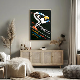 Dartmouth Winter Carnival 1964 Vintage Sports Poster PosterGoat