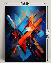 Dynamic Geometric Abstraction Abstract Poster PosterGoat