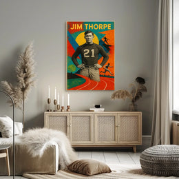 Jim Thorpe Athletic Legend Poster