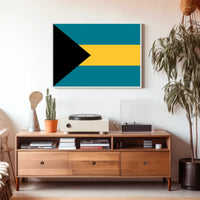 Bahamas Flag Poster