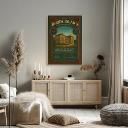 Rhode Island The Ocean State Poster