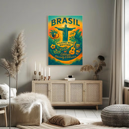Brazilian Cultural Celebration Festive Artwork Cultural or Heritage Poster