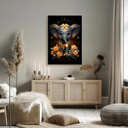 Enchanted Elephant Elegance Poster
