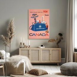 Vintage Trans-Canada Air Lines Travel Poster PosterGoat