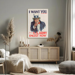I Want You for the U.S. Army Poster PosterGoat