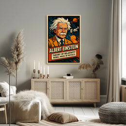 Albert Einstein Theory Of Relativity Poster