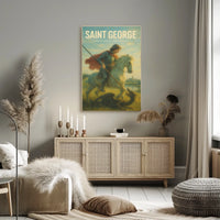 Saint George The Dragon Slayer Poster