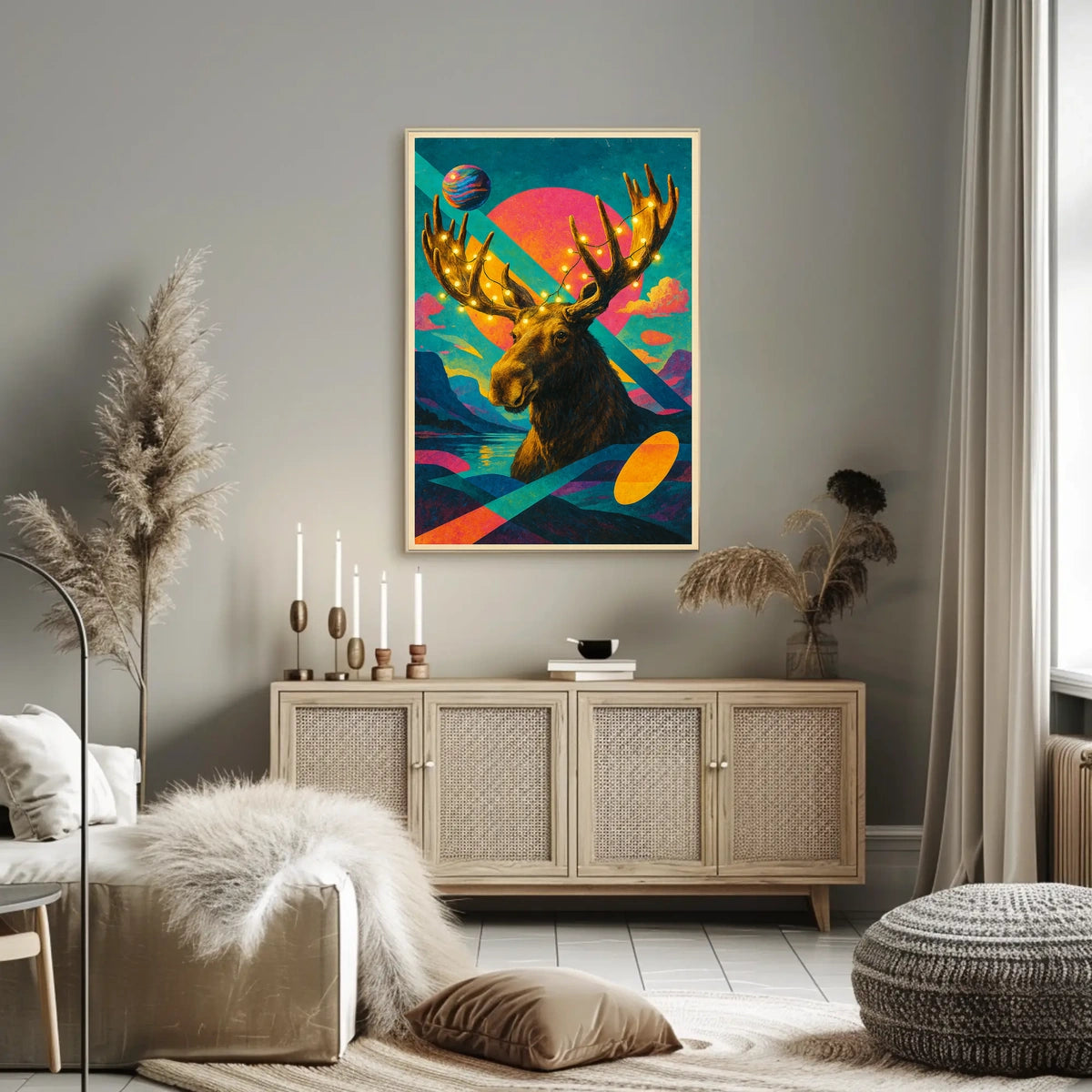 Cosmic Moose Adventure Poster
