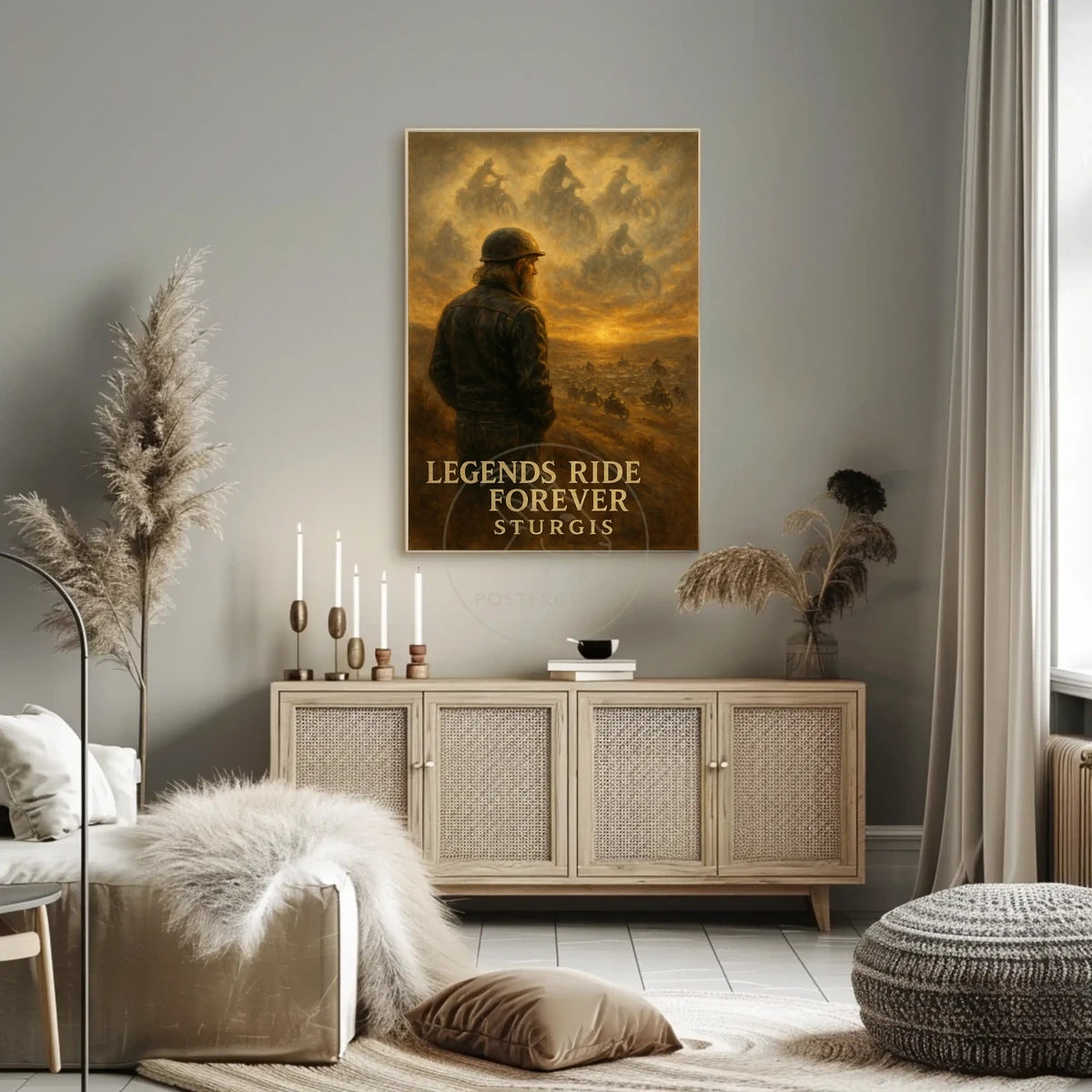 Timeless Brotherhood Motorcycle Adventure Cultural or Heritage Poster