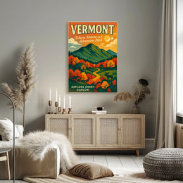 Vermont Adventure Wall Art Print Decor