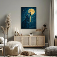 Howling At The Moon Poster