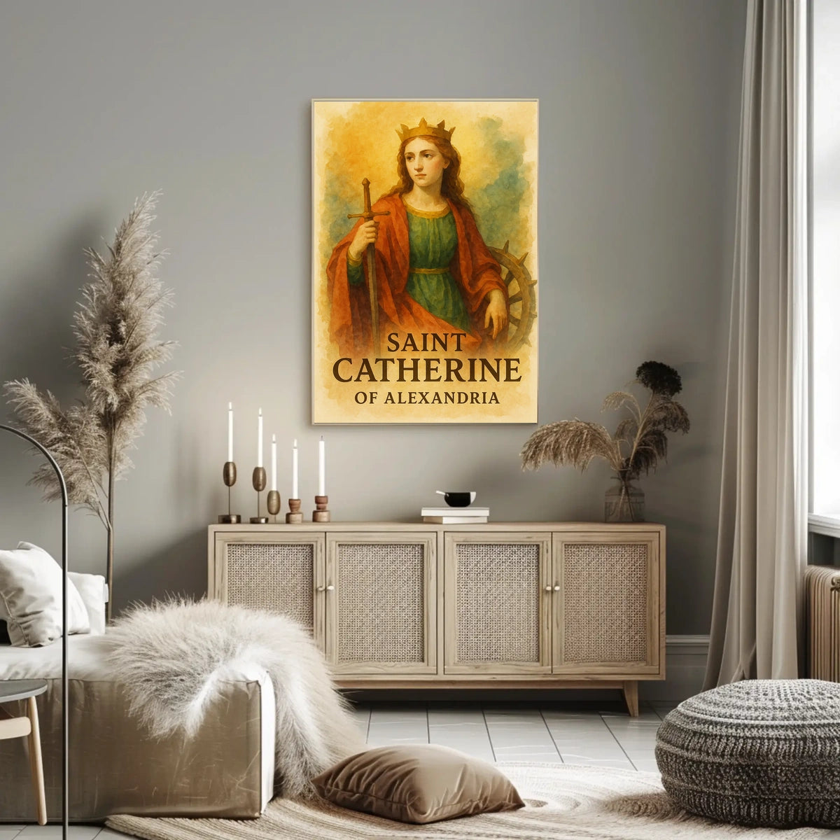 Saint Catherine of Alexandria Poster