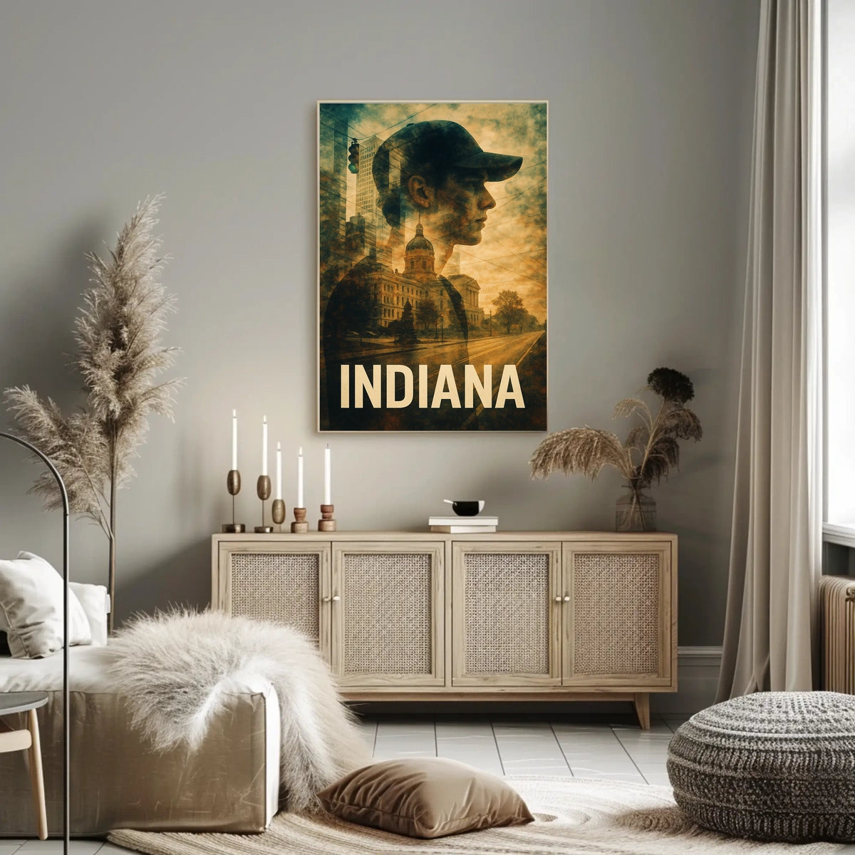 Indiana Reflections Poster
