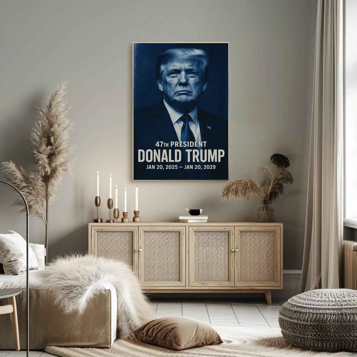Donald Trump Visionary in Contemplation Poster