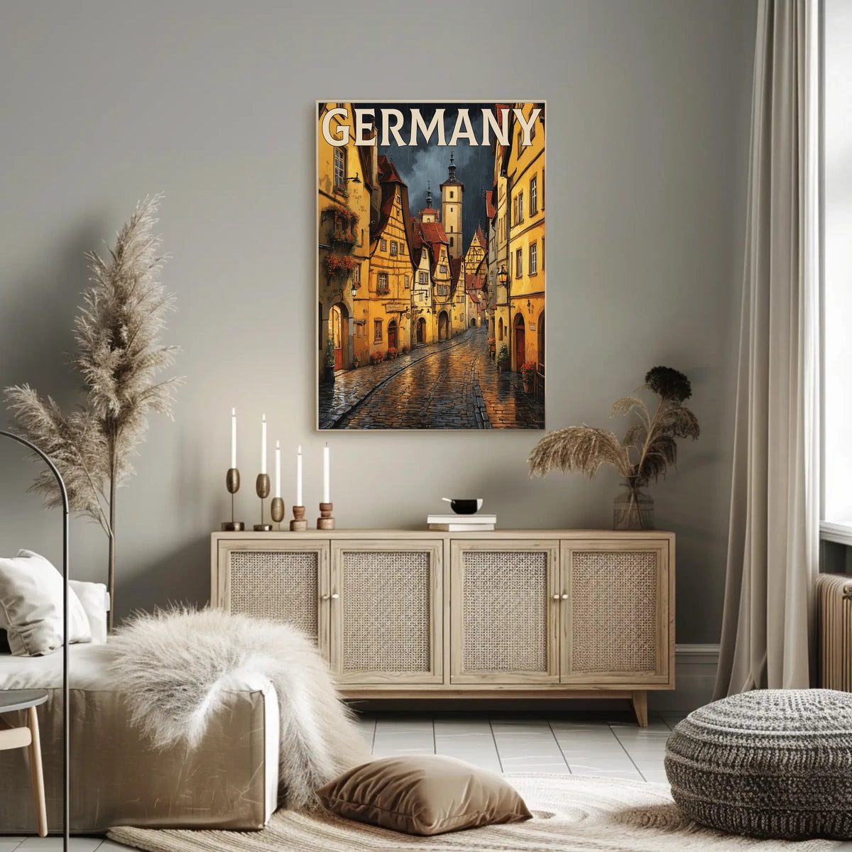 Charming Streets of Germany Poster
