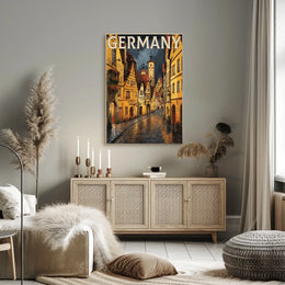 Charming Streets of Germany Poster