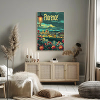 Florence Cathedral Vintage Artistry Poster