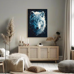 The Majestic Wolf Poster