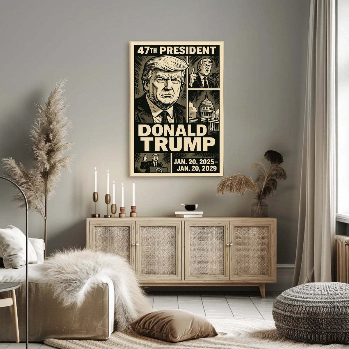 Donald Trump 47th President Poster
