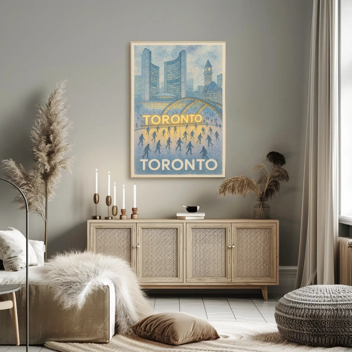 Winter in Toronto Poster