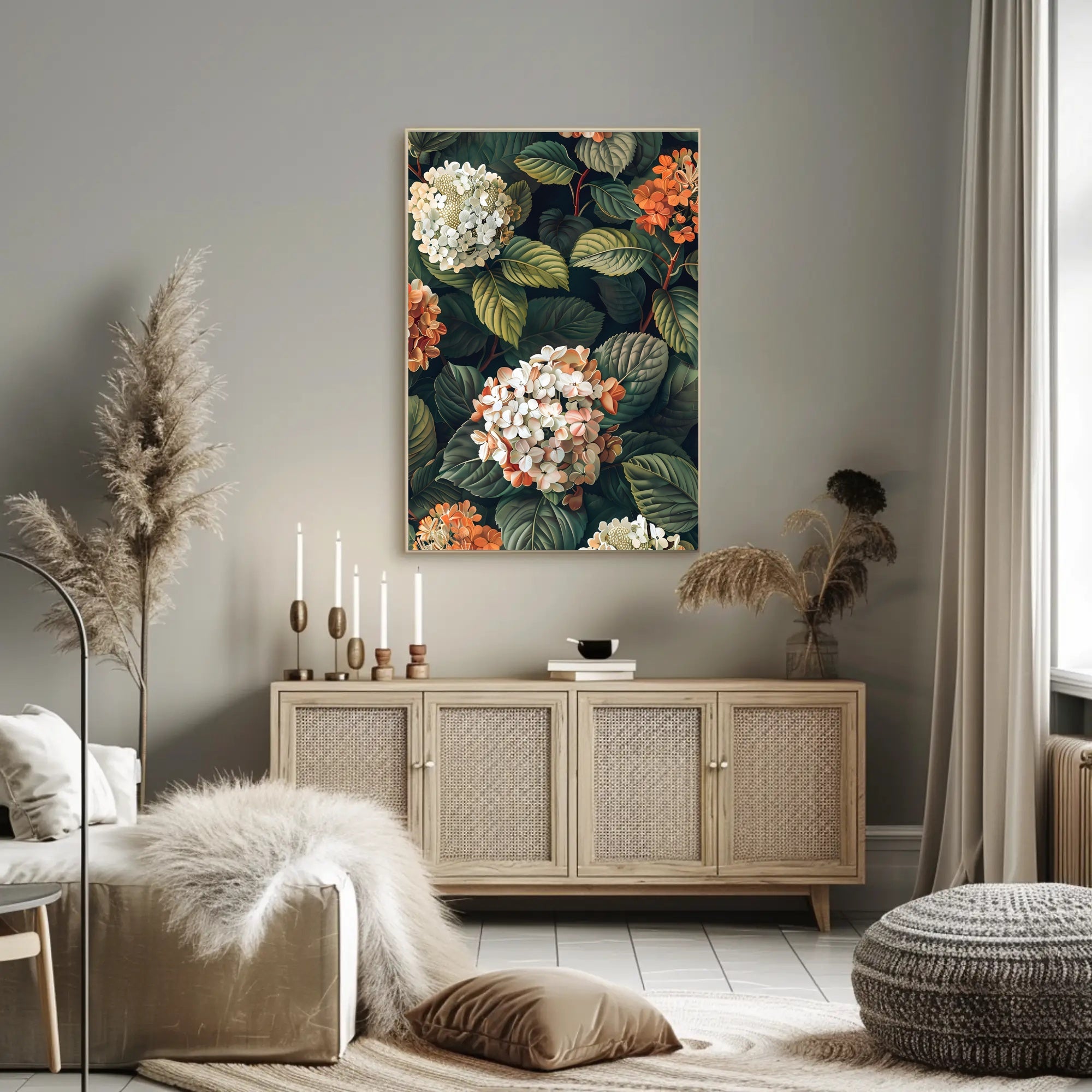 Floral Elegance Wall Art Print for Decor Lovers