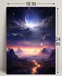 Celestial Landscape Poster