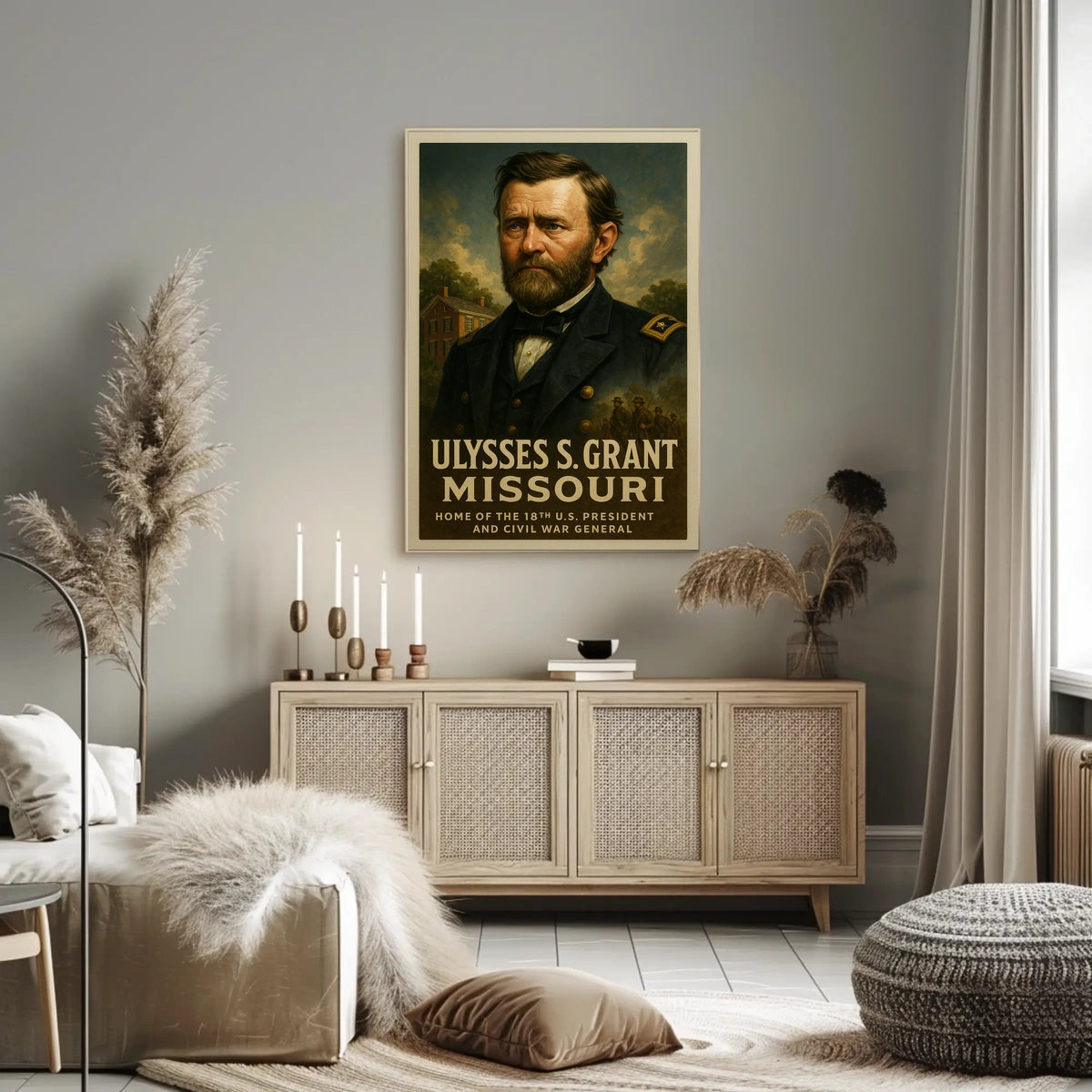 Ulysses S. Grant 18Th President Poster