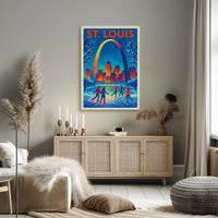 St. Louis Winter Wonderland Poster