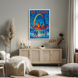 St. Louis Winter Wonderland Poster