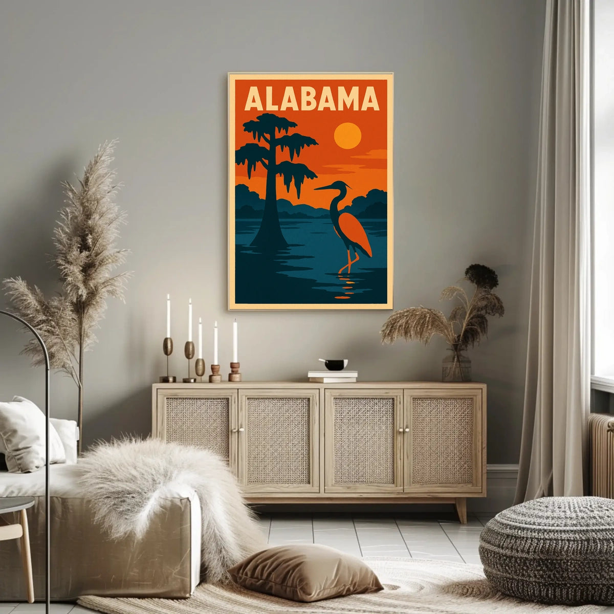 Alabama Wildlife Poster