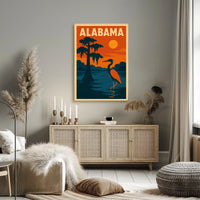 Alabama Wildlife Poster