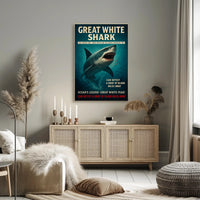 Great White Shark – Ocean's Legend Poster PosterGoat