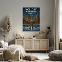 Holiday Heights In Houston Poster