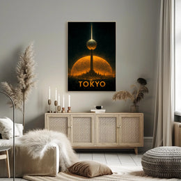 Futuristic Tokyo Poster