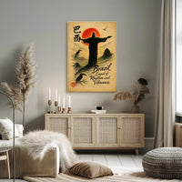 Brazil Land of Rhythm and Vibrance Poster