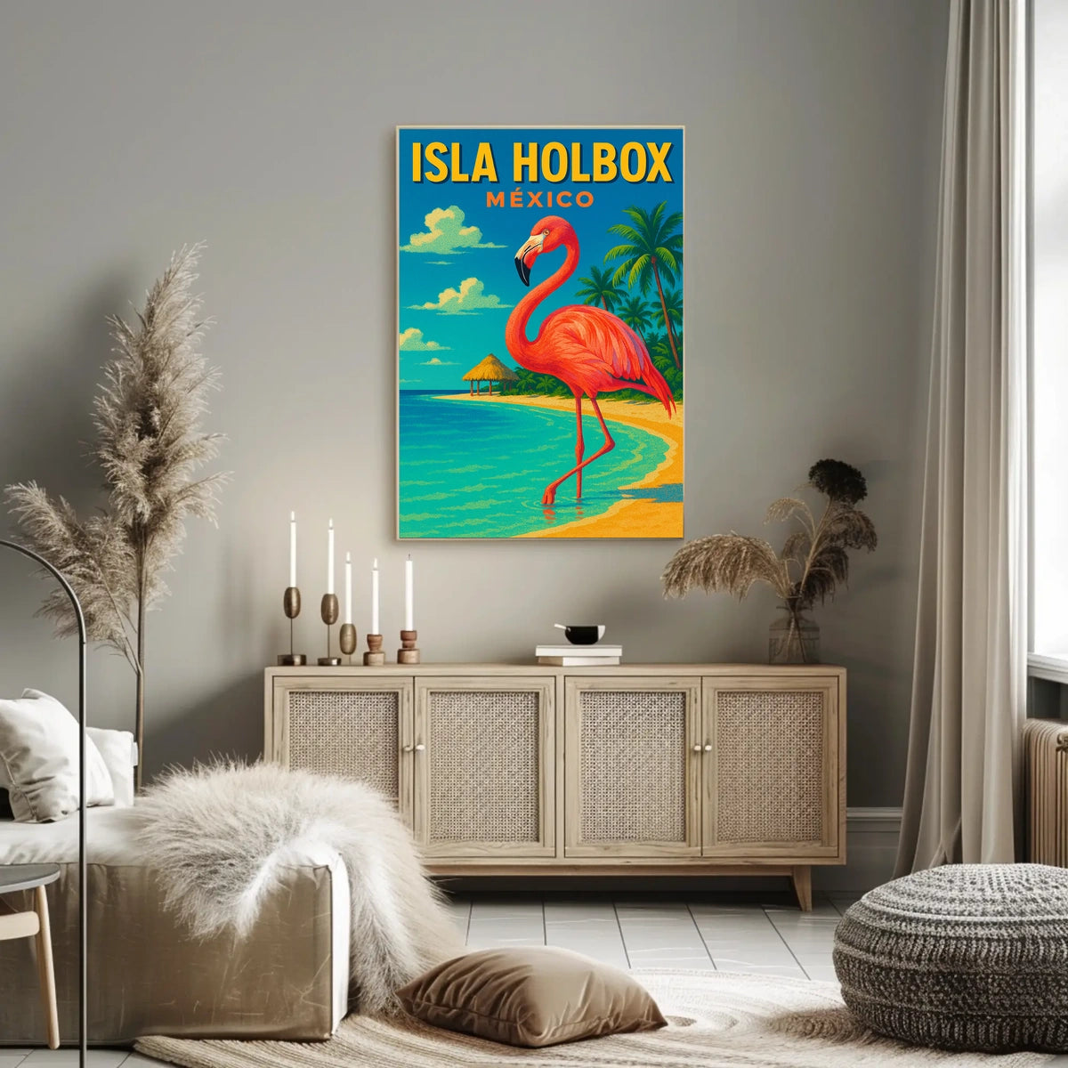 Isla Holbox Tropical Paradise Poster