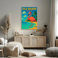 Isla Holbox Tropical Paradise Poster