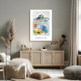 Scenic View of Gibraltar Poster PosterGoat