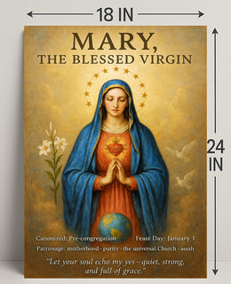 Mary, The Blessed Virgin Poster PosterGoat