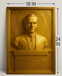 Calvin Coolidge 30th President Poster PosterGoat