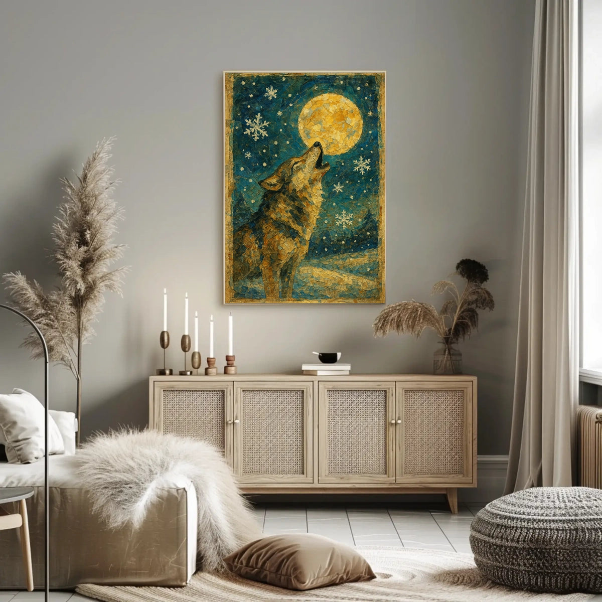 Howling At The Moon Poster