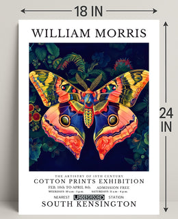 19th-Century Cotton Prints Exhibition: Artistic Poster