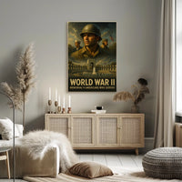 World War Ii Memorial Tribute Poster