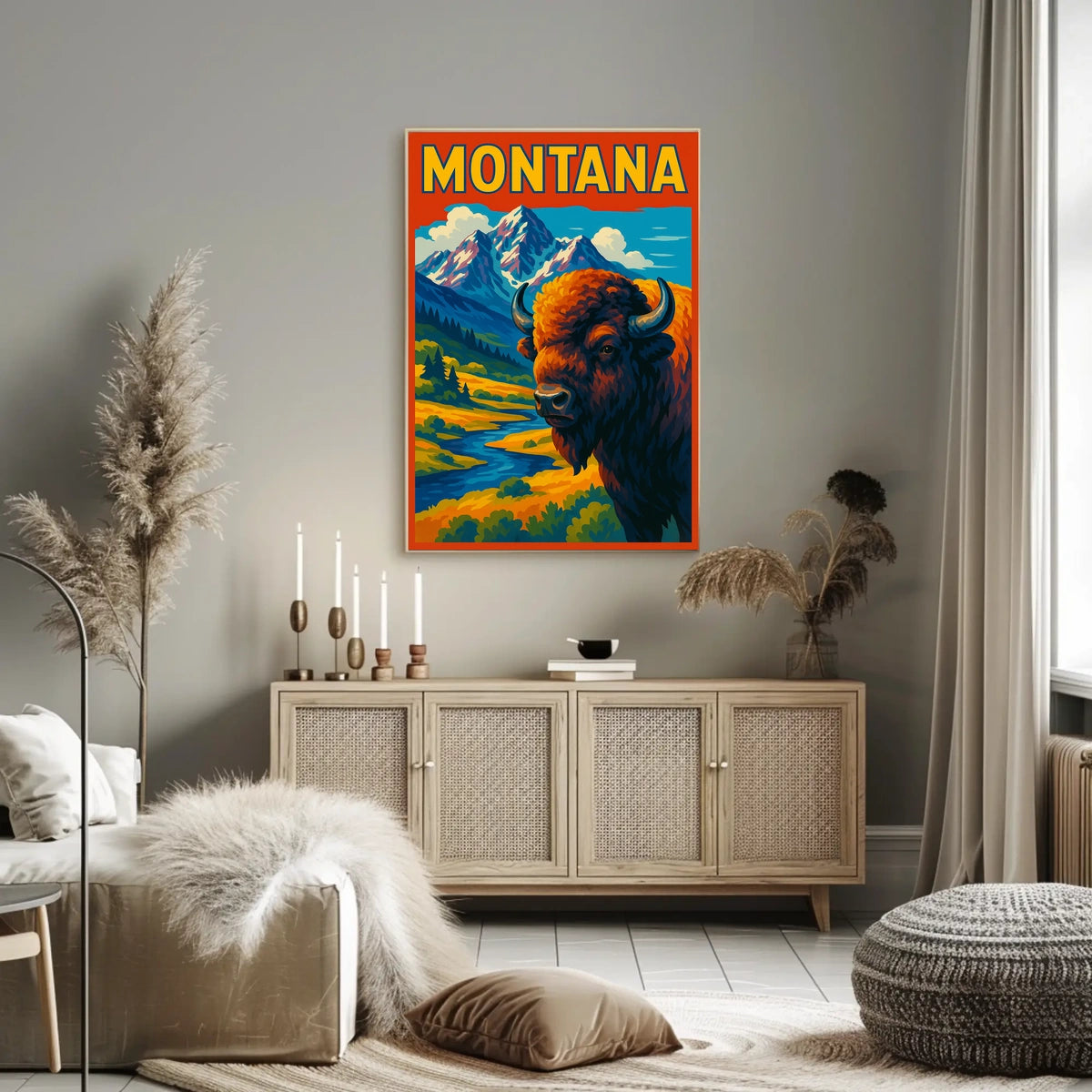 Montana Wilderness Poster