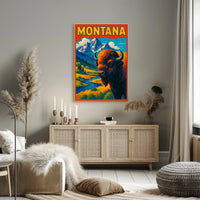 Montana Wilderness Poster