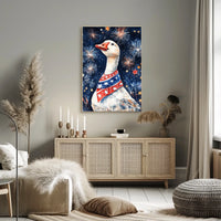 patriotic goose Poster
