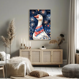 patriotic goose Poster
