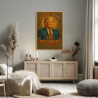 Trump Historical Mosaic Regal Poster