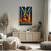 Chicago 1933 Century of Progress Poster Print PosterGoat